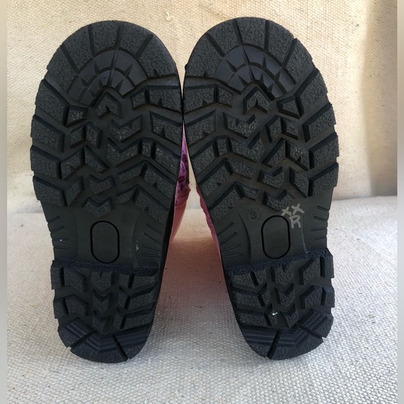 Snow Boots Dream Pairs Big Girl Mid Calf waterproof insulation boots pink size 3 - Picture 5 of 15